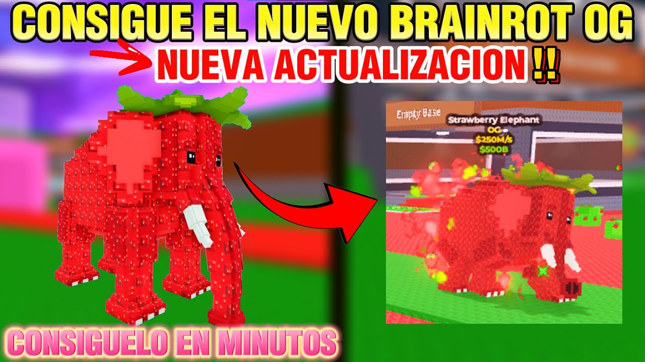 🍓 Cómo conseguir el Strawberry Elephant en Roblox (Guía completa 2025)