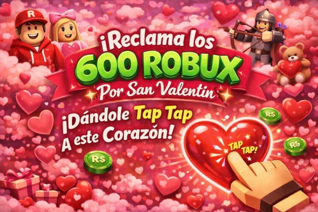 Explosión de Robux en Roblox este San Valentín